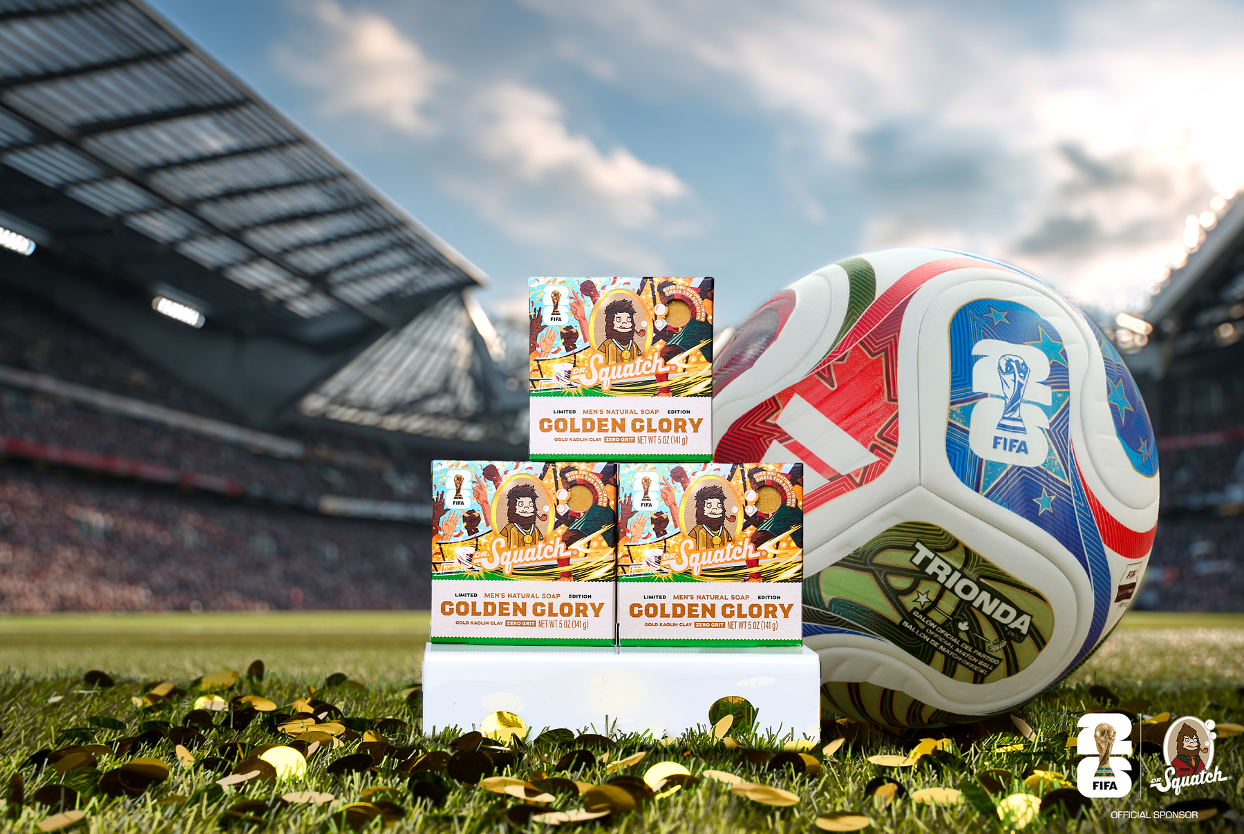 FIFA Golden Glory 3-Pack Bar Soap Bundle E2