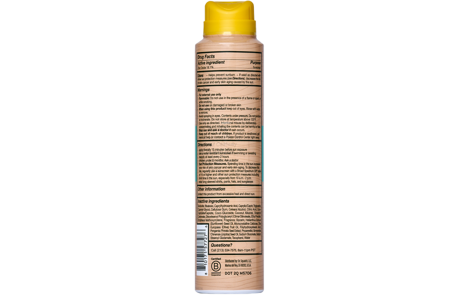 Spray Sunscreen | SPF 30 UVA/UVB Protection | Non-Greasy Mineral Sunscreen for Men P9