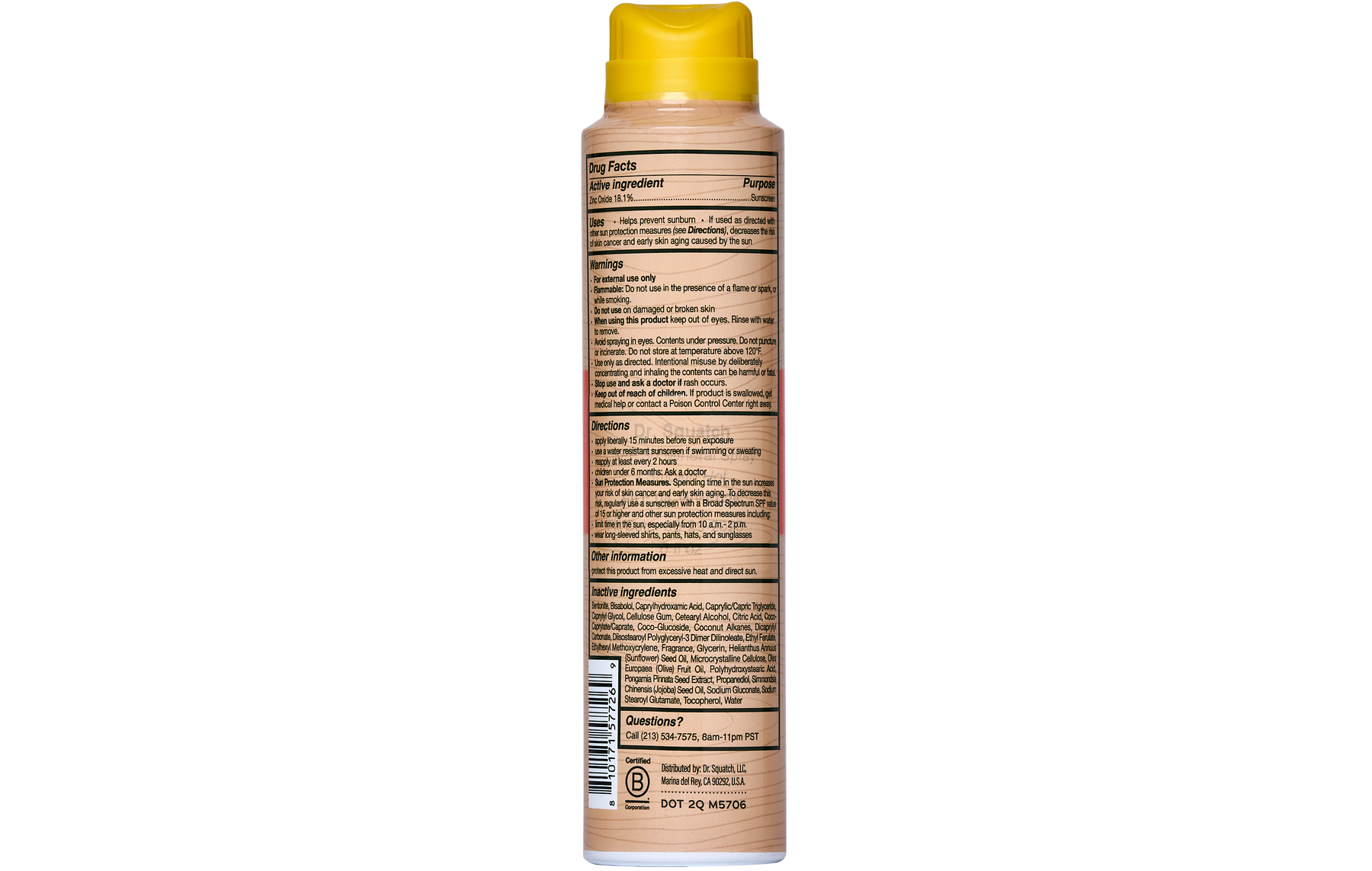 Spray Sunscreen | SPF 30 UVA/UVB Protection | Non-Greasy Mineral Sunscreen for Men J1
