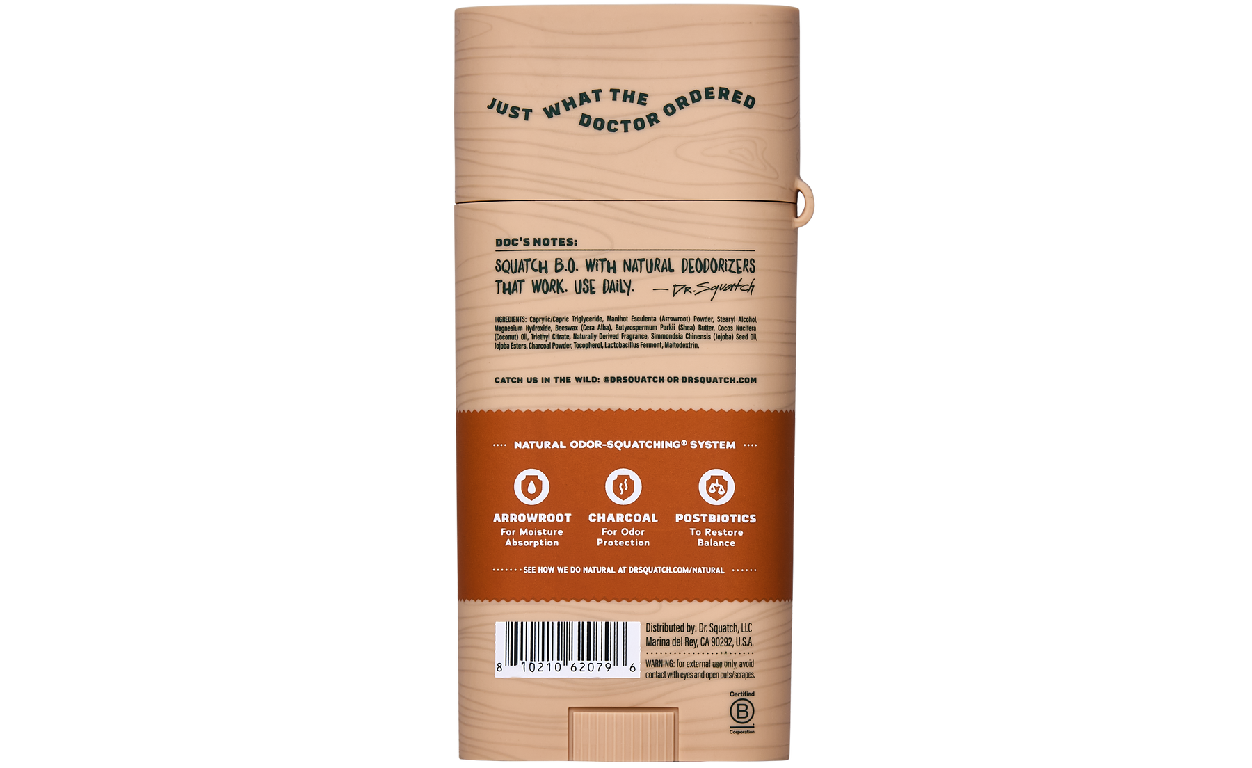Wood Barrel Bourbon Deo Flask N0