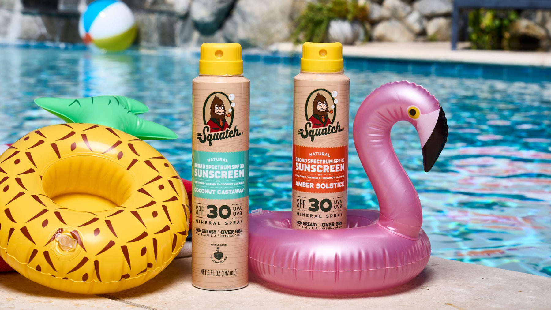 Spray Sunscreen | SPF 30 UVA/UVB Protection | Non-Greasy Mineral Sunscreen for Men J1