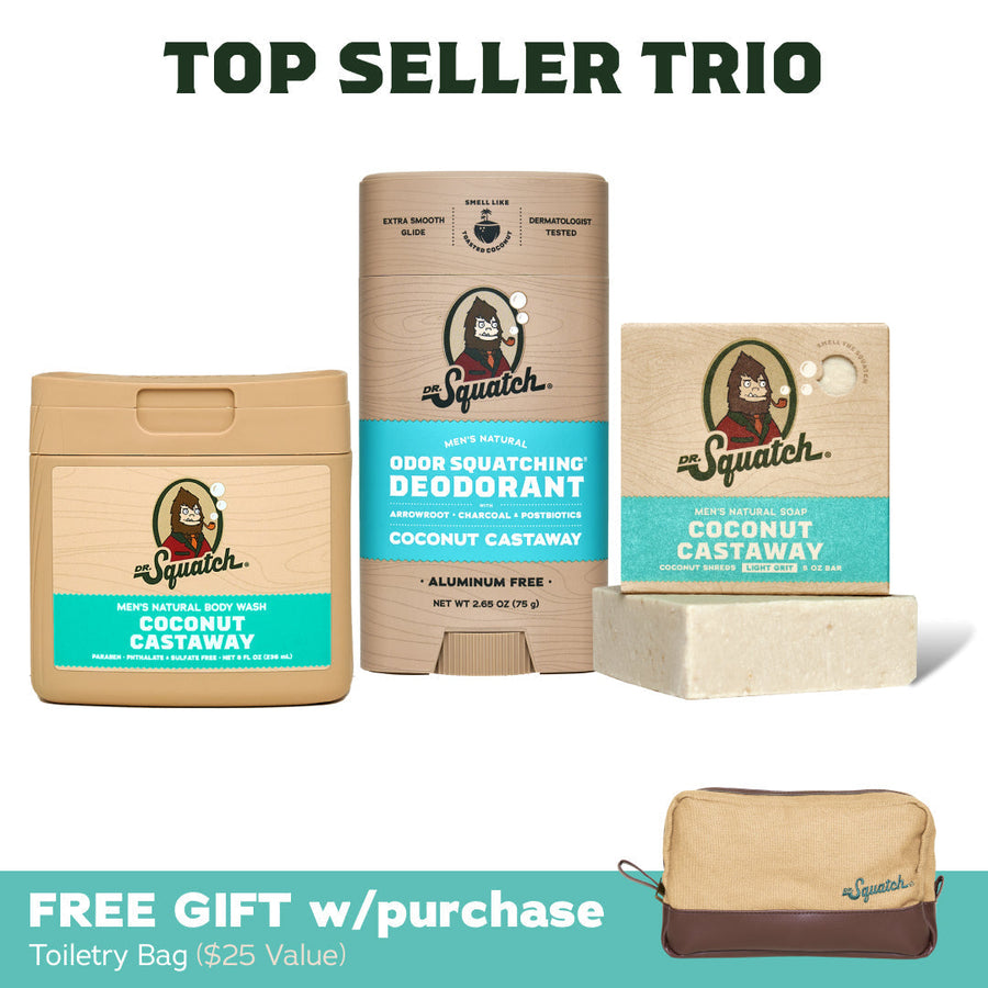 Soap, Deo, Body Wash + GWP Bag - Coconut Castaway H3