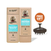 Hair Care Kit + Free Scalp Scrubber | Full & Thick Shampoo | Moisturizing Conditioner | Natural Products for Men Y0