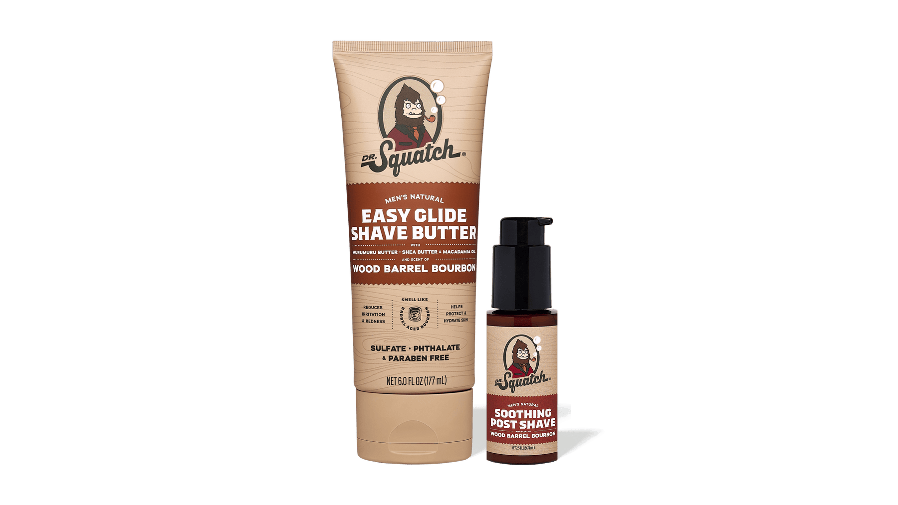 Wood Barrel Bourbon Smooth Shave Bundle H0