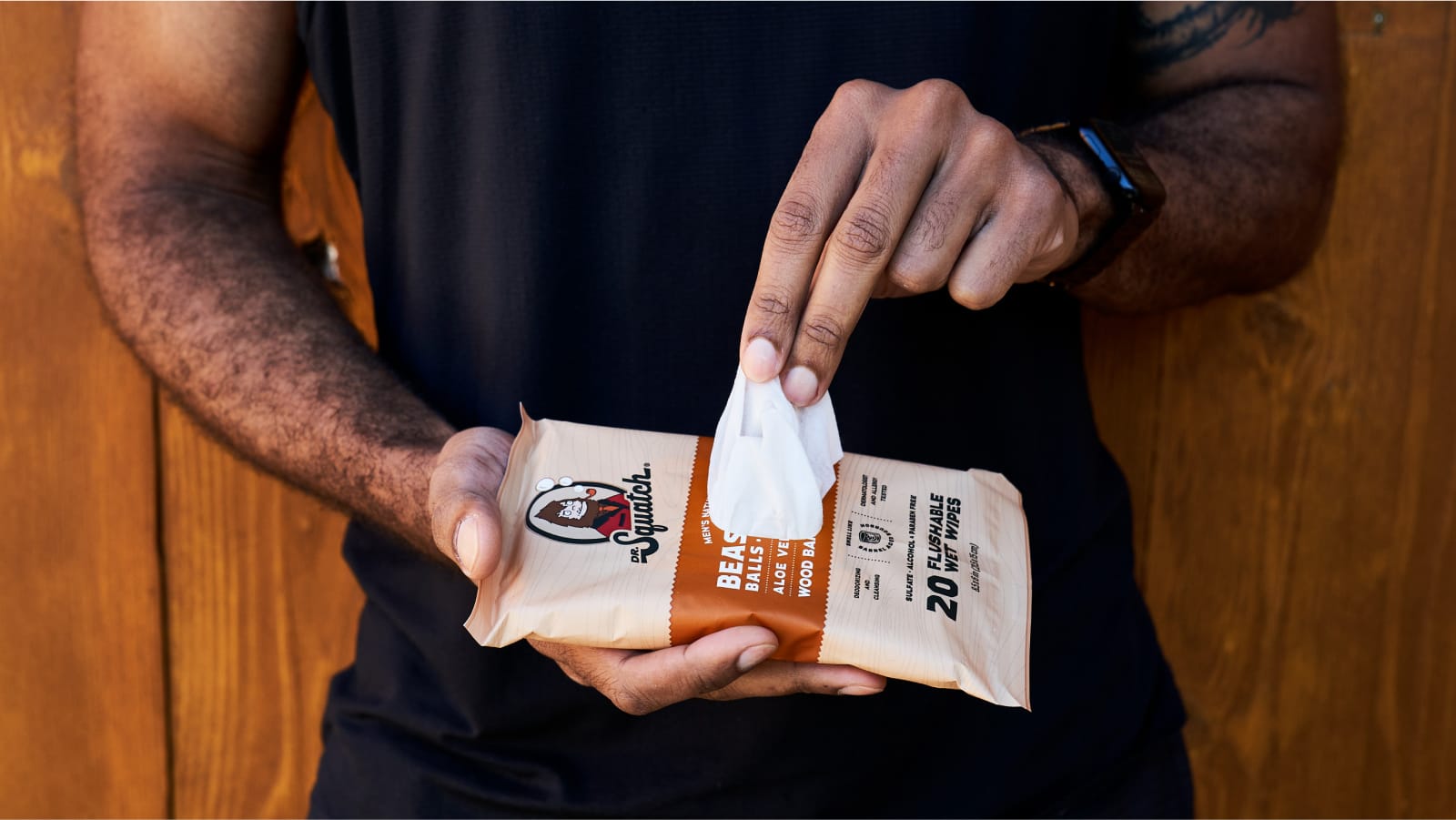FREE Wood Barrel Bourbon Wipes A6