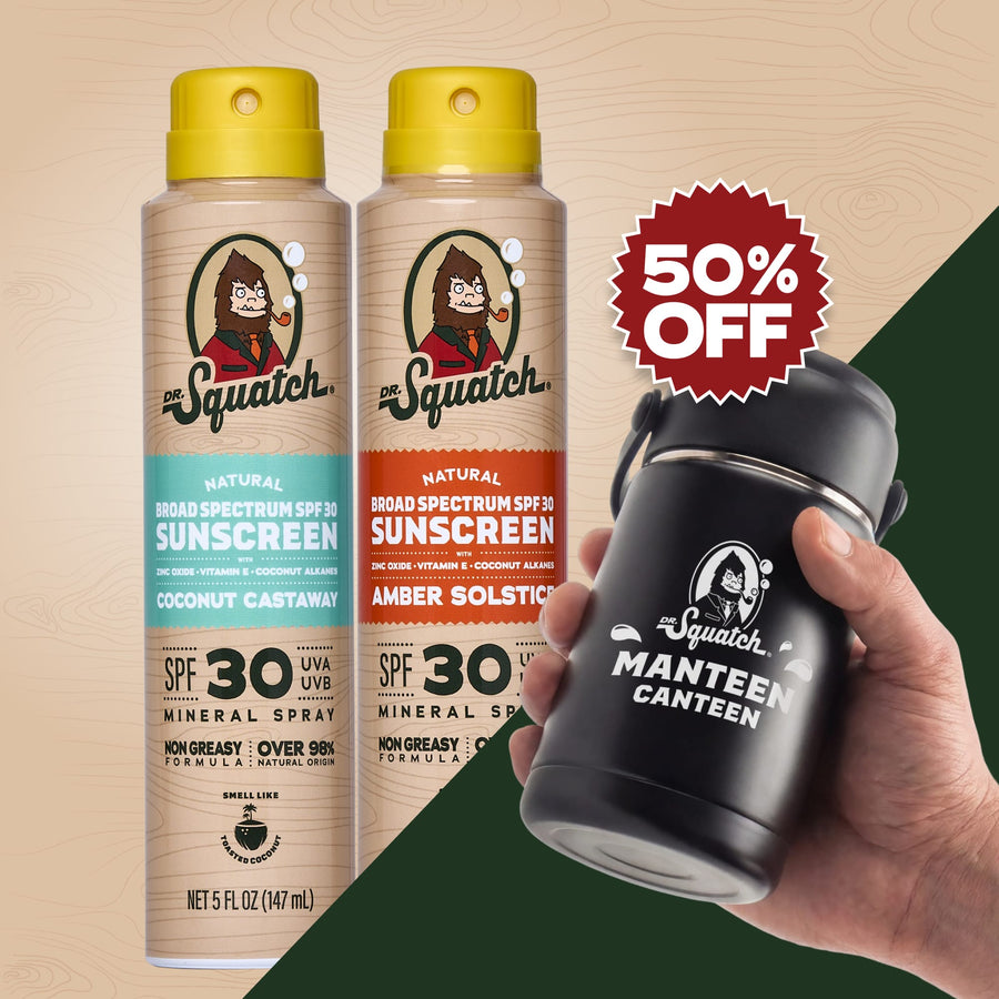 2-Pack Sunscreen + Manteen Canteen C0