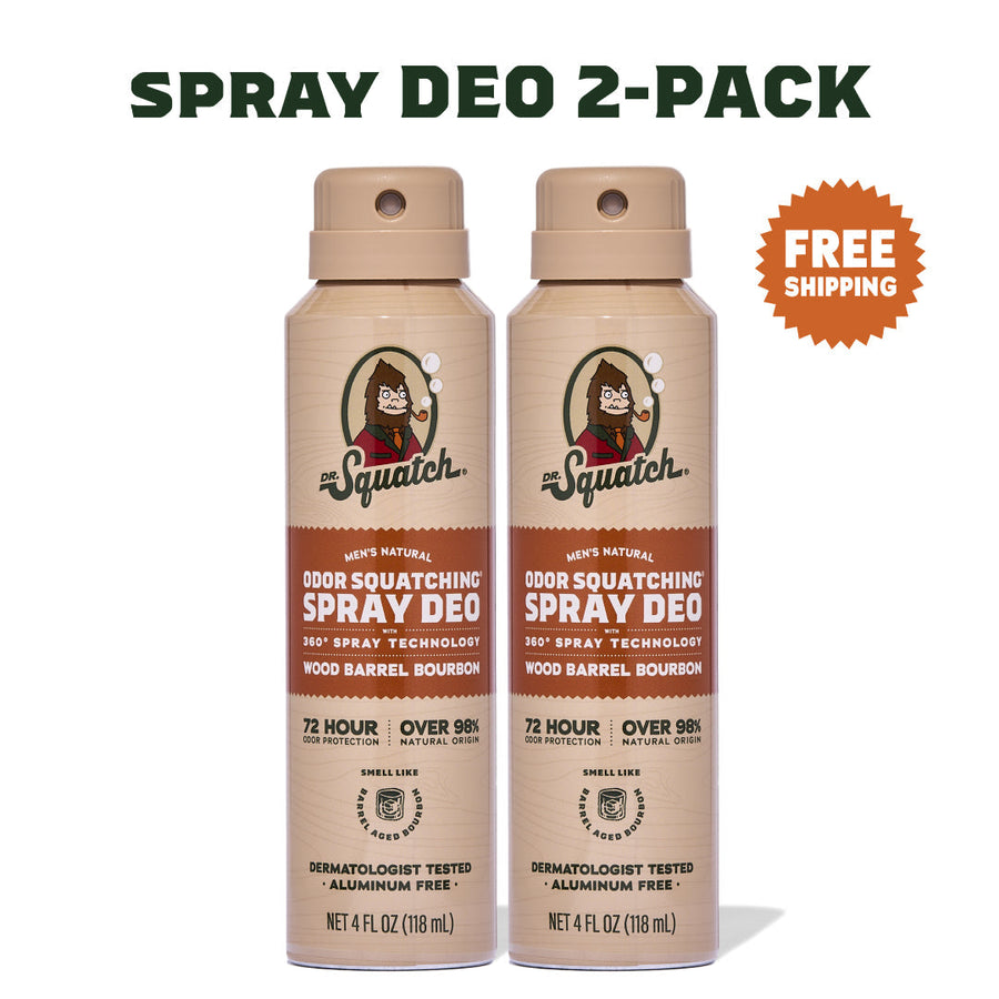Wood Barrel Bourbon 2-Pack Spray Deo D6