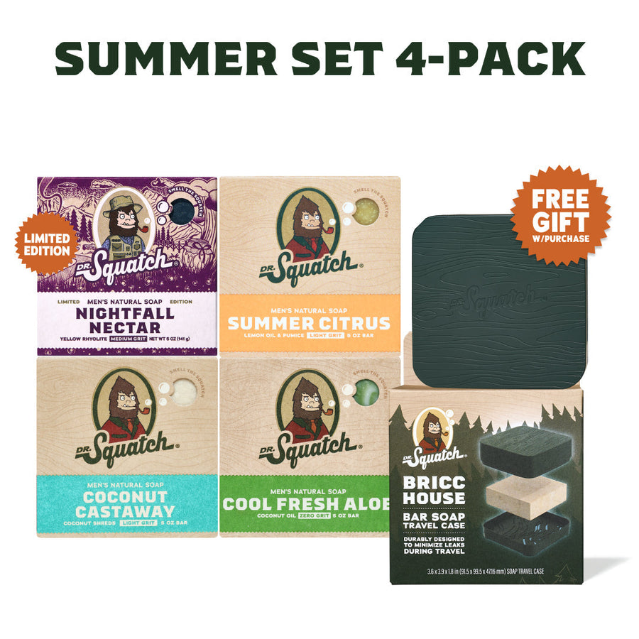 Summer Set 4-Pack + GWP Travel Case X9