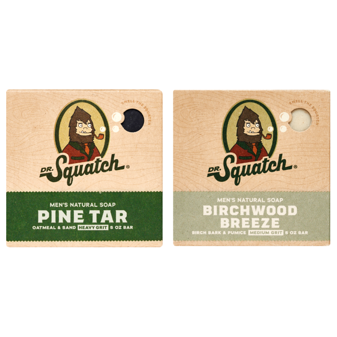 Woodsy 2-Pack Natural Bar Soap E9