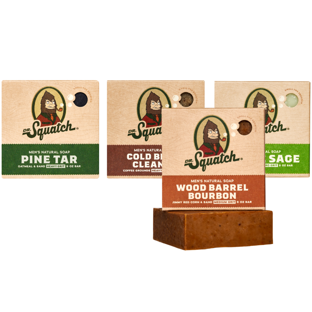 Woodsy 4-Pack Natural Bar Soap A9