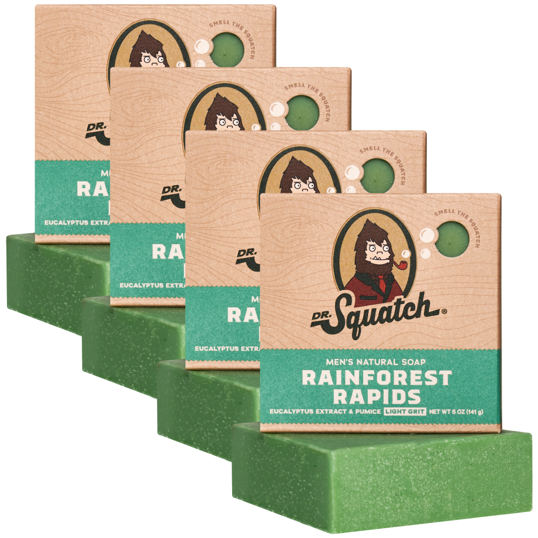 4-Pack Rainforest Rapids Natural Bar Soap P1