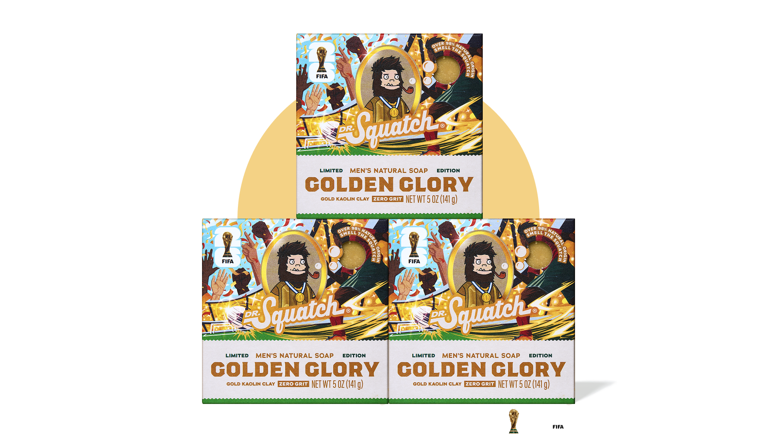 FIFA Golden Glory 3-Pack Bar Soap Bundle E2
