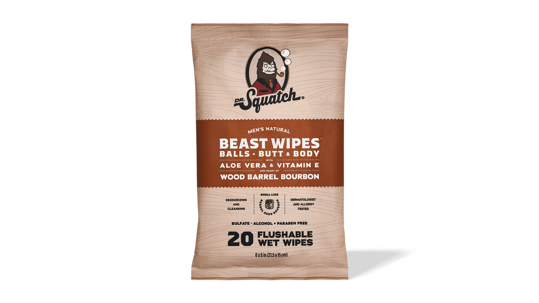 FREE Wood Barrel Bourbon Wipes A6