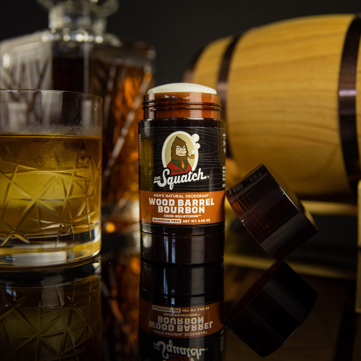 Essentials: Wood Barrel Bourbon Deodorant J6