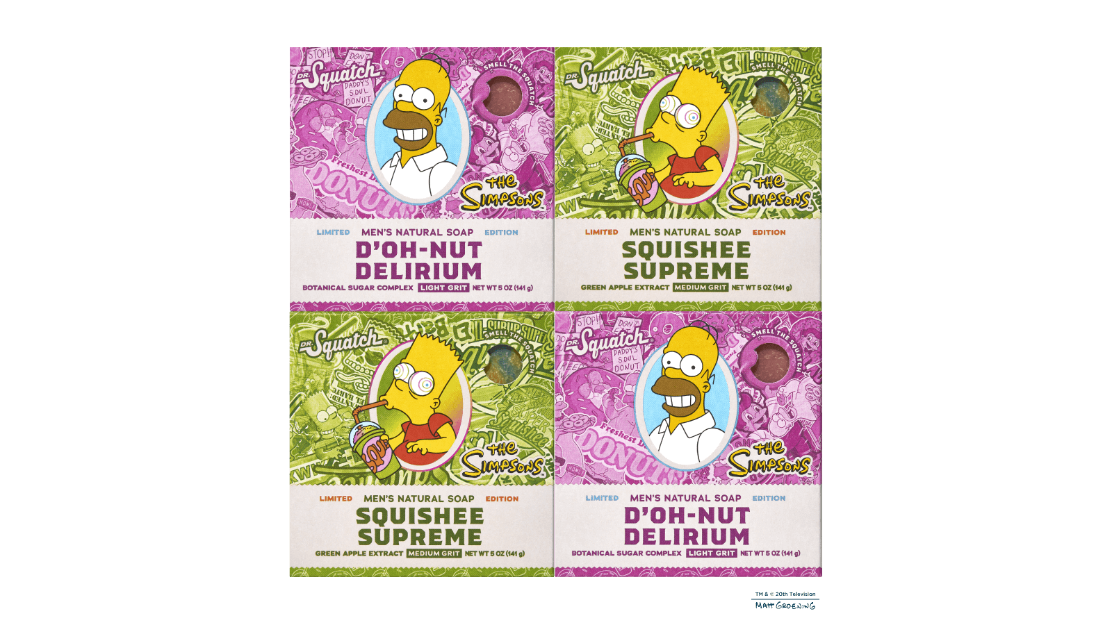 Simpsons Suds 4-Pack W4