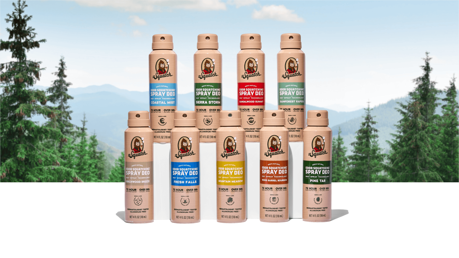 Spray Deodorant 6-Pack Z6