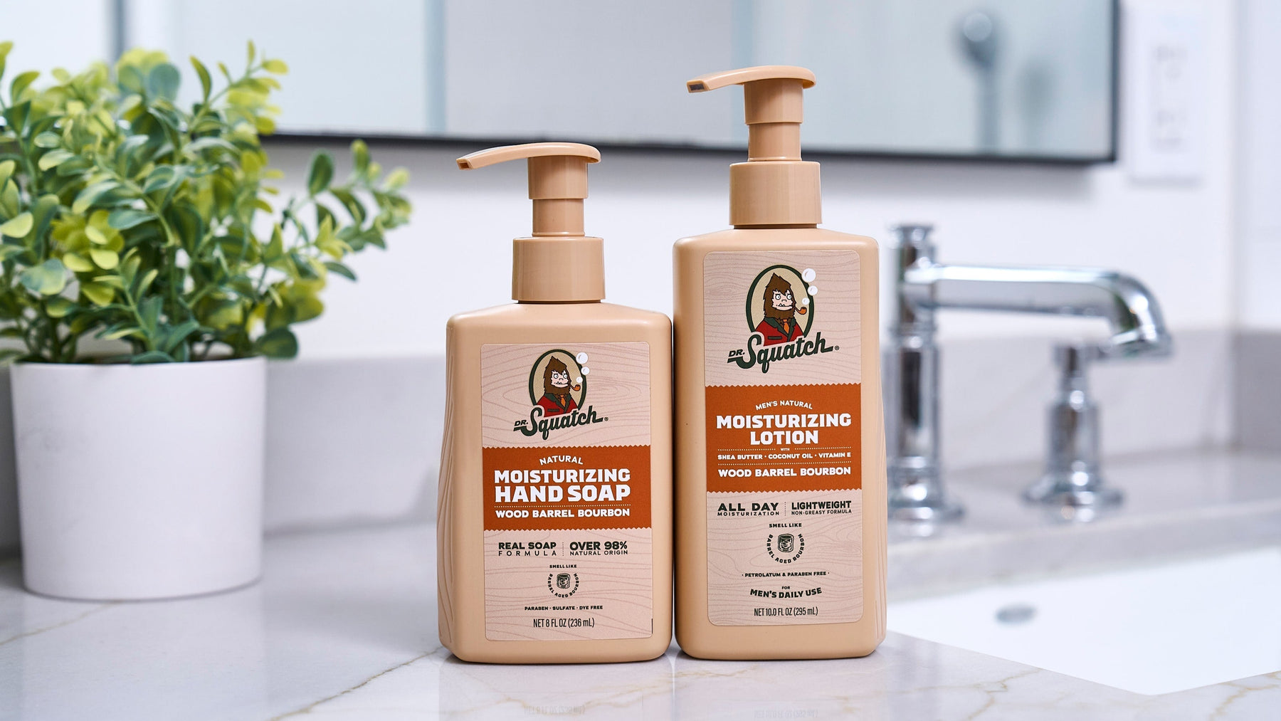 Wood Barrel Bourbon Hand Soap U5