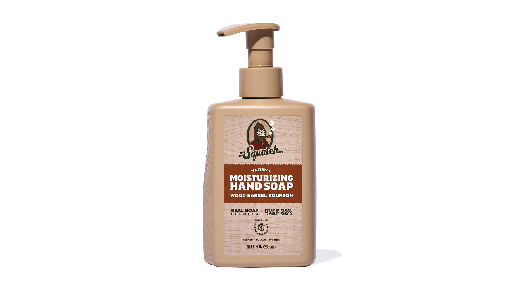 Wood Barrel Bourbon Hand Soap U5